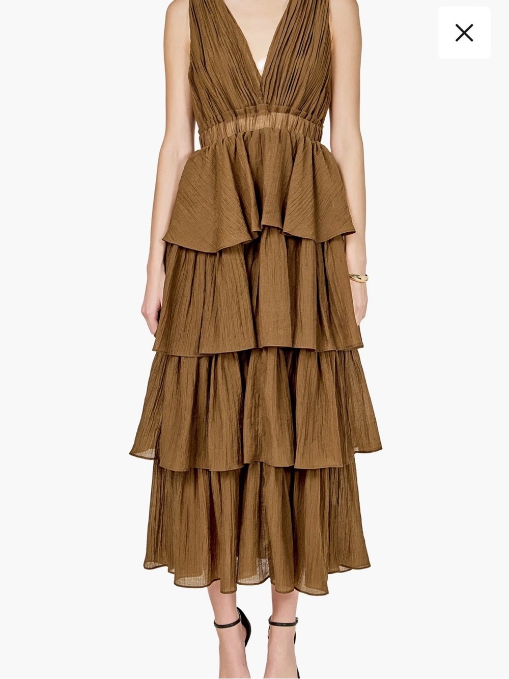 ENDLESS ROSE TIERED SLEEVELESS MAXI DRESS - Picture 4 of 6